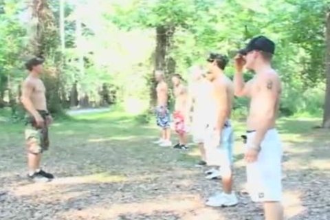 Two Country dudes Wrestle nude Then blow Each Other