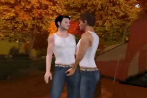 3D Cartoon Hunk receiveting plowed Hard Wgreetingsle