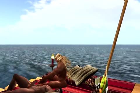Coming Home Form A Fishing Trip And Find Your Partner Floating On A Raft Which Makes you hot En The Rest Is As It Is.