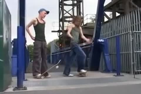 long Haired Skater receives Dicked