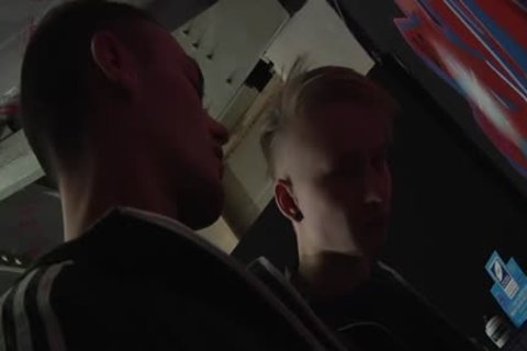 lewd Amateurs Having A rough homosexual Sex In Night Club