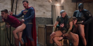 Just weenie League : A homosexual XXX Parody - Colby Keller with Johnny Rapid anal Hook up