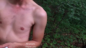 Round wazoo twink riding penis and tasting sperm