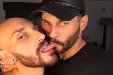 mature guys take up with the tongue Their cock And wazoo