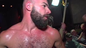 FalconStudios: Hairy Max Duro tongue kissing