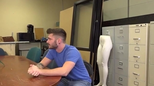 Straight chap Destroys Security Officer's butthole With His biggest cock In The Backroom