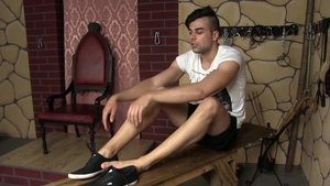 Twinky Feet: Joel wearing shoes has a passion for fucking
