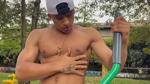 East Boys - Athletic colombian gay cumshot sex scene