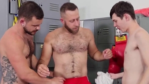Nicely Dicked Fit bushy males & Smooth twink anal