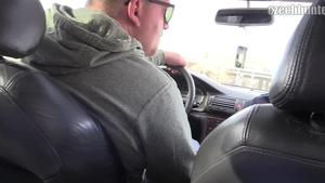 Czech Hunter: Miles of Masturbating Fun in a Moving Car
